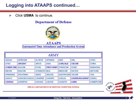 Army ATAAPS Login .